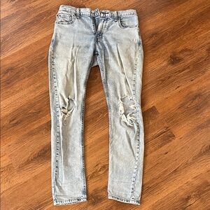 Levi's Faded Blue Denim Jeans